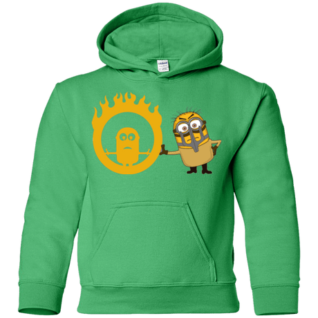 Sweatshirts Irish Green / YS Mad Minion Youth Hoodie