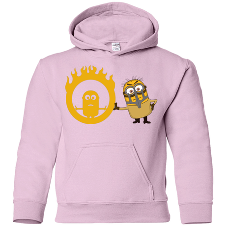 Sweatshirts Light Pink / YS Mad Minion Youth Hoodie