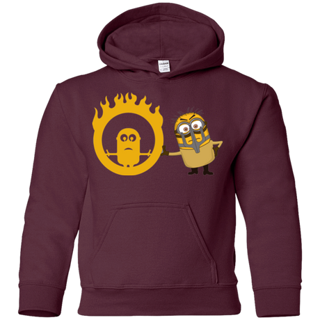 Sweatshirts Maroon / YS Mad Minion Youth Hoodie