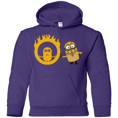 Sweatshirts Purple / YS Mad Minion Youth Hoodie