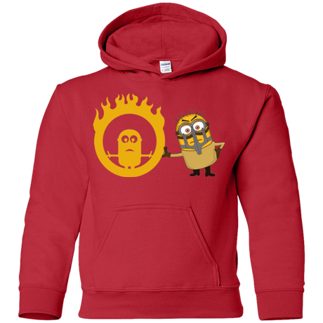 Sweatshirts Red / YS Mad Minion Youth Hoodie