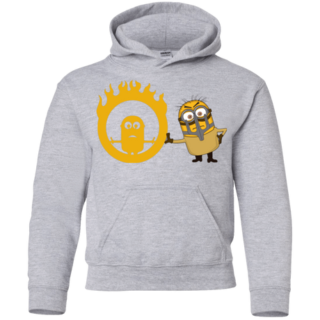 Sweatshirts Sport Grey / YS Mad Minion Youth Hoodie
