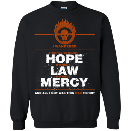 Sweatshirts Black / Small MAD Tee Crewneck Sweatshirt