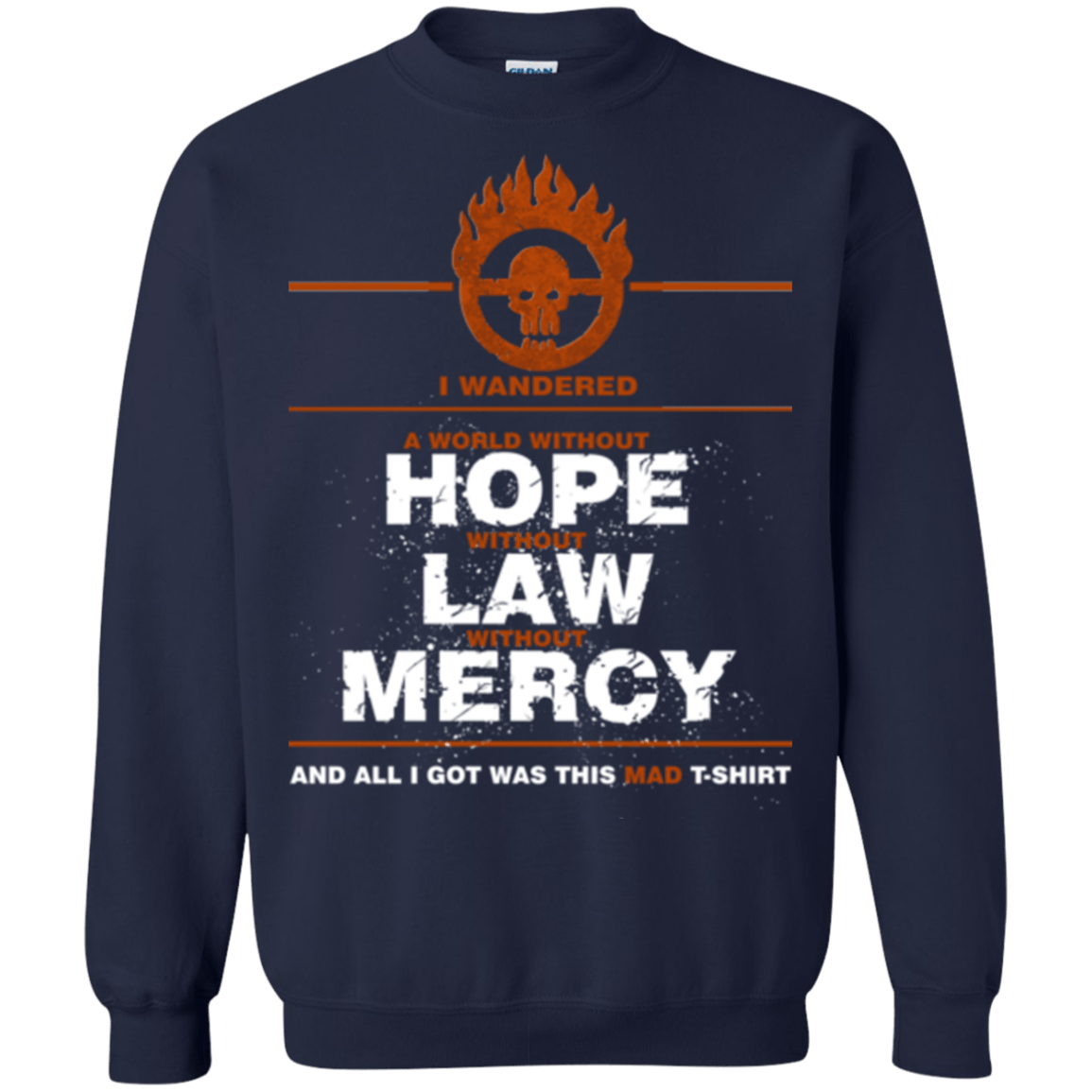 Sweatshirts Navy / Small MAD Tee Crewneck Sweatshirt