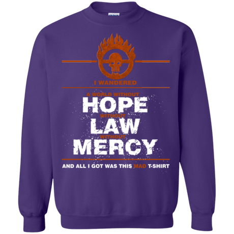 Sweatshirts Purple / Small MAD Tee Crewneck Sweatshirt