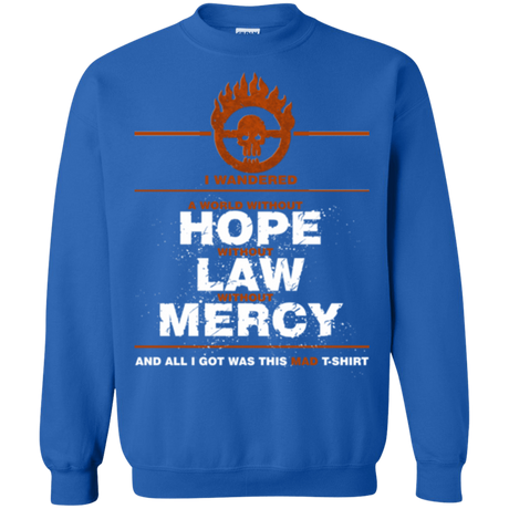 Sweatshirts Royal / Small MAD Tee Crewneck Sweatshirt