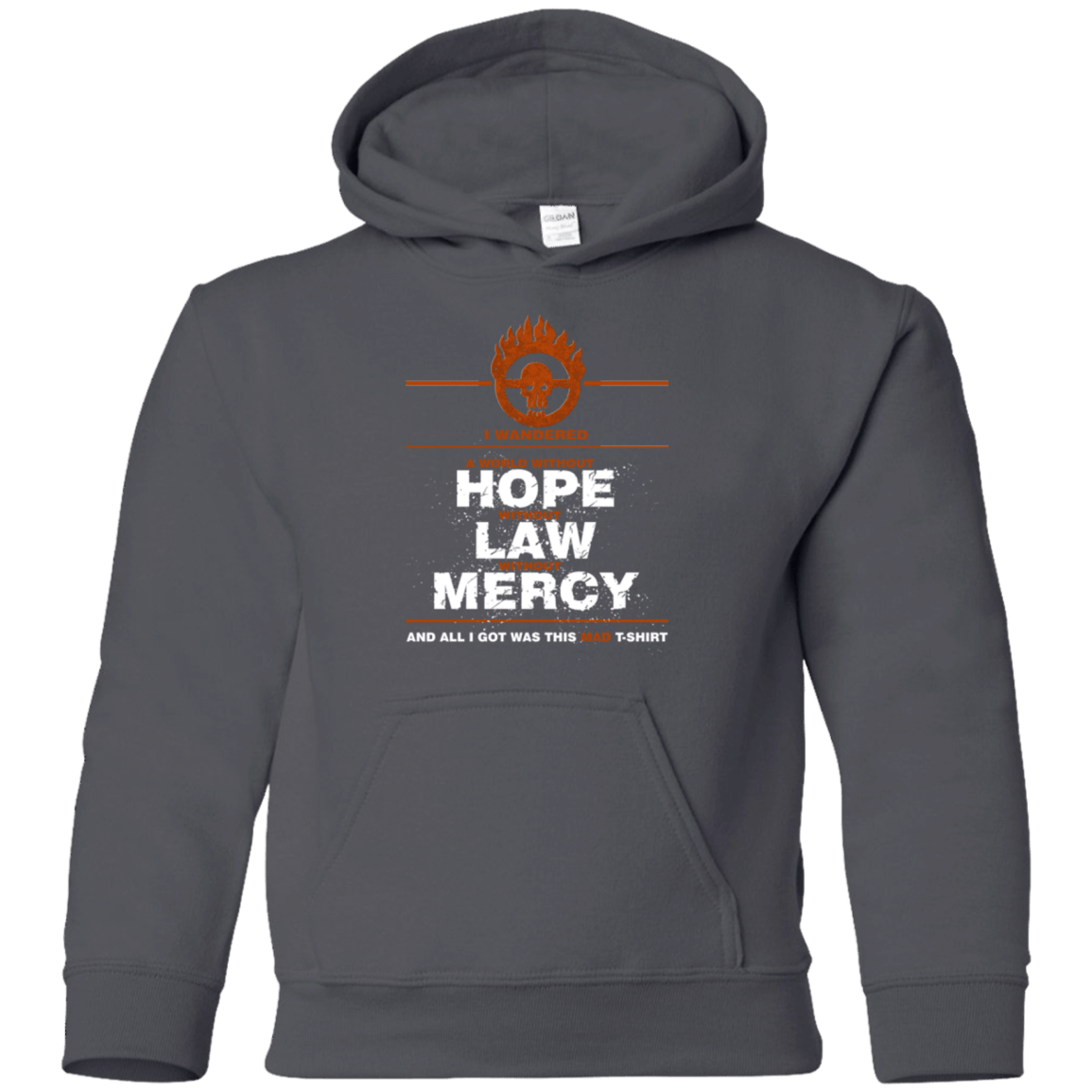 Sweatshirts Charcoal / YS MAD Tee Youth Hoodie