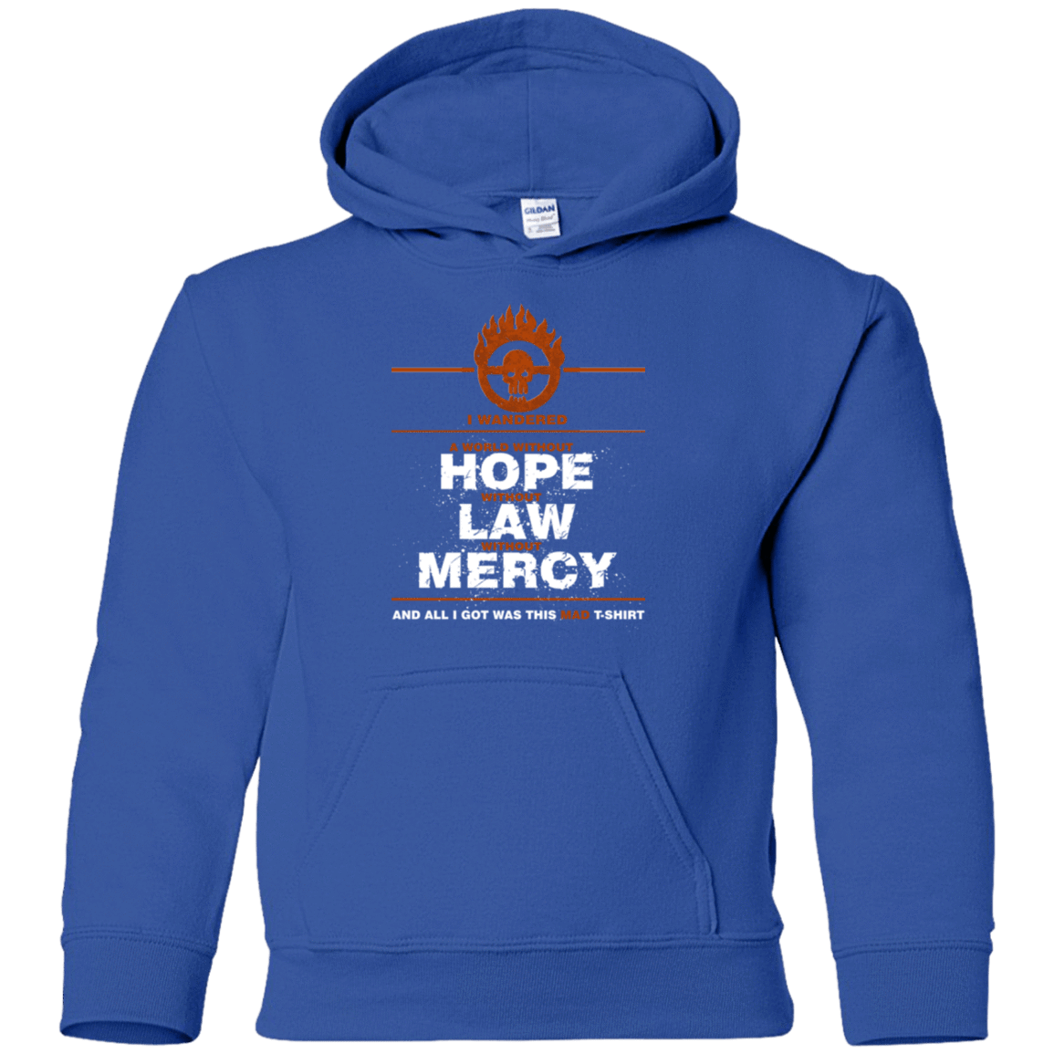 Sweatshirts Royal / YS MAD Tee Youth Hoodie