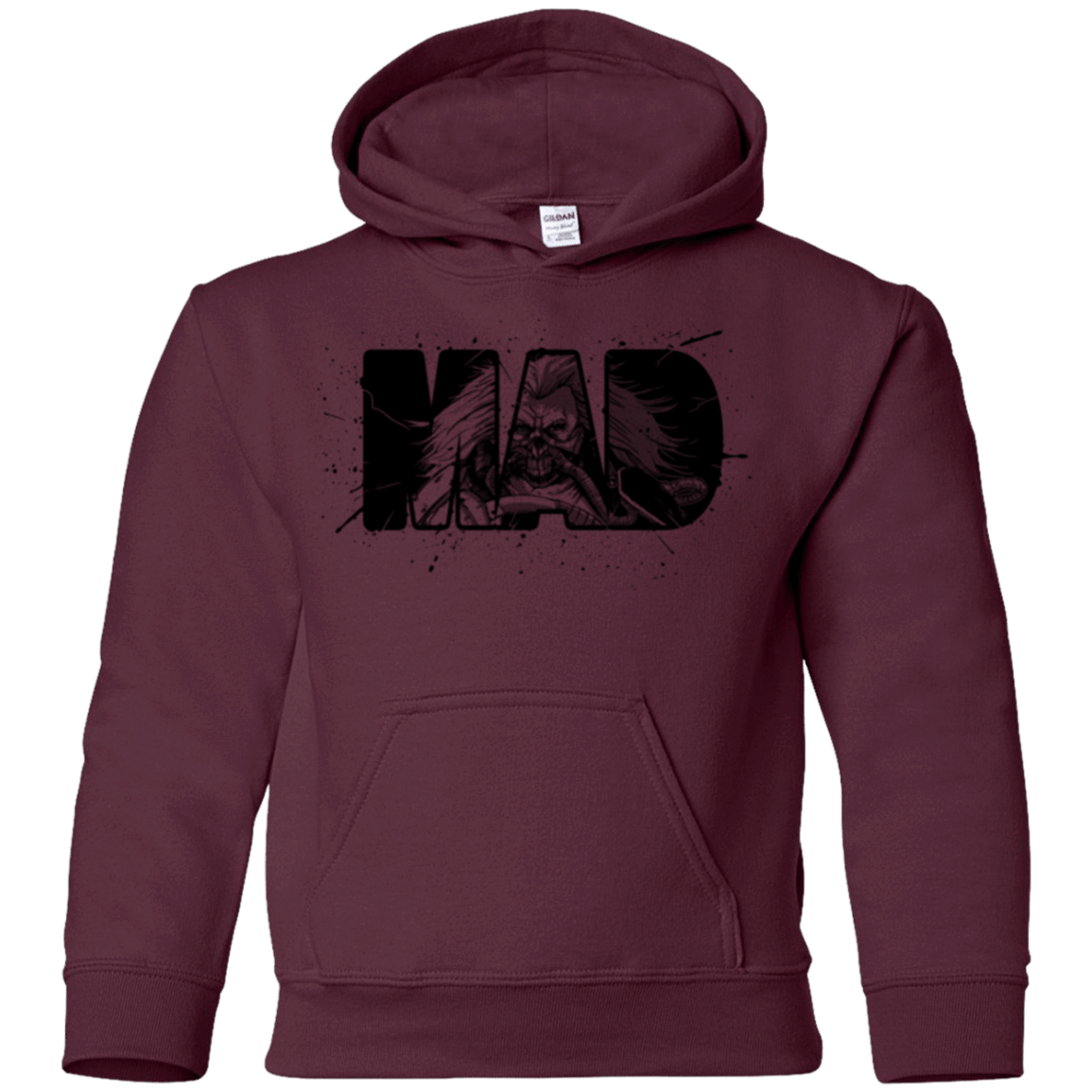 Sweatshirts Maroon / YS MAD Youth Hoodie