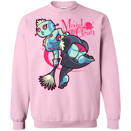 Sweatshirts Light Pink / Small Made To Clean Crewneck Sweatshirt