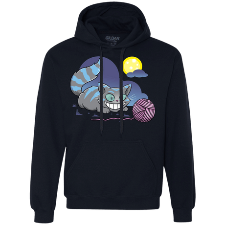 Sweatshirts Navy / S Magic Cat Ball Premium Fleece Hoodie