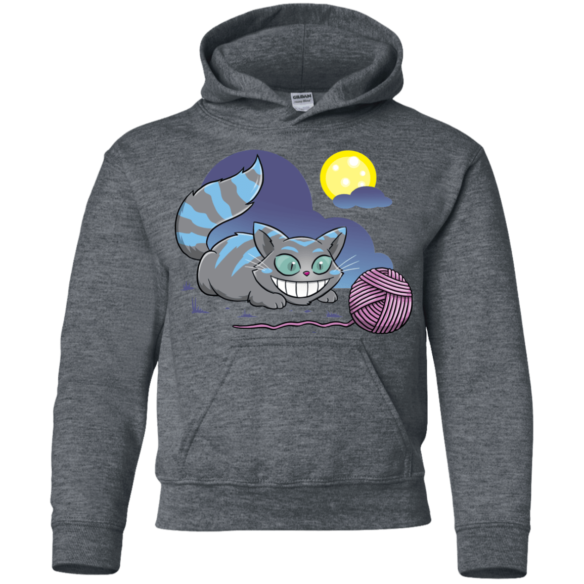 Sweatshirts Dark Heather / YS Magic Cat Ball Youth Hoodie