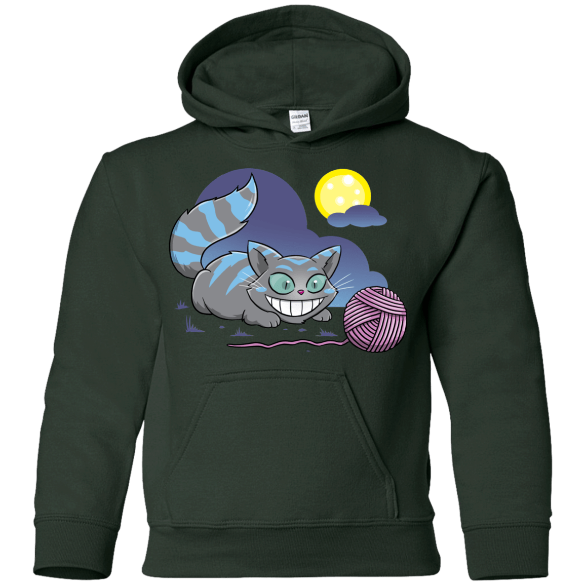 Sweatshirts Forest Green / YS Magic Cat Ball Youth Hoodie