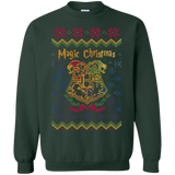 Sweatshirts Forest Green / Small Magic Christmas Crewneck Sweatshirt