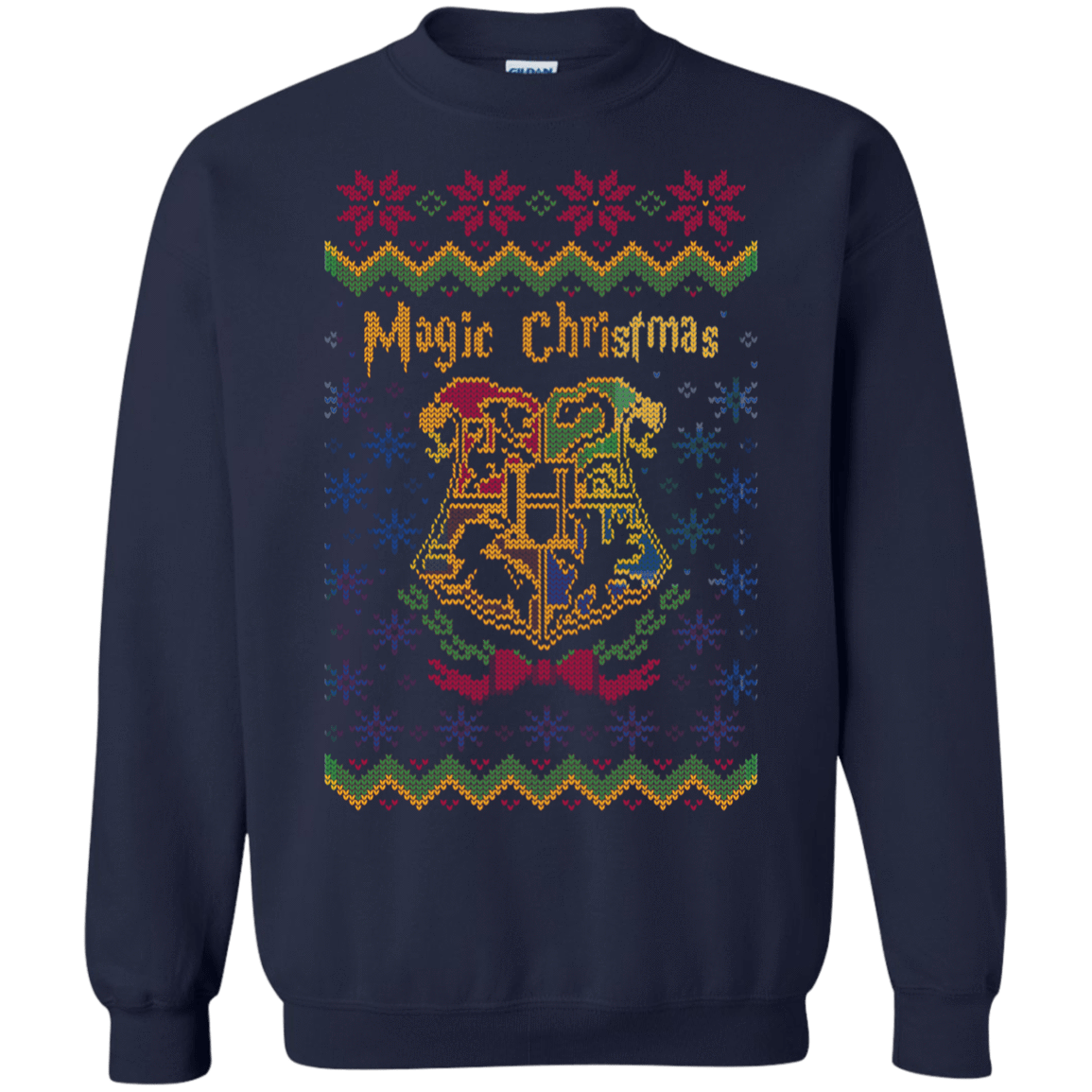 Sweatshirts Navy / Small Magic Christmas Crewneck Sweatshirt