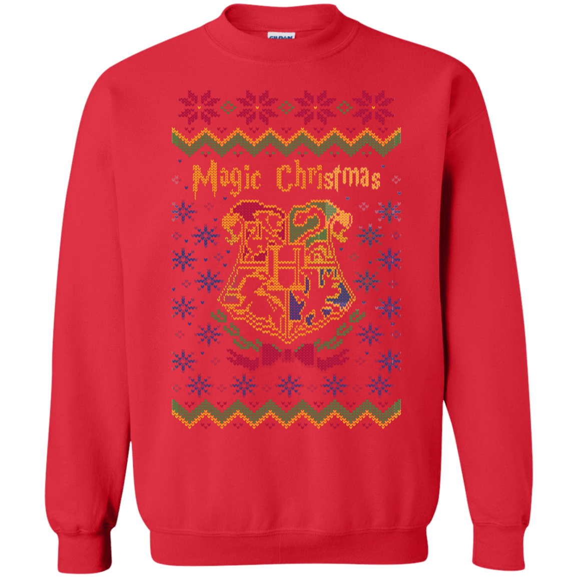 Sweatshirts Red / Small Magic Christmas Crewneck Sweatshirt