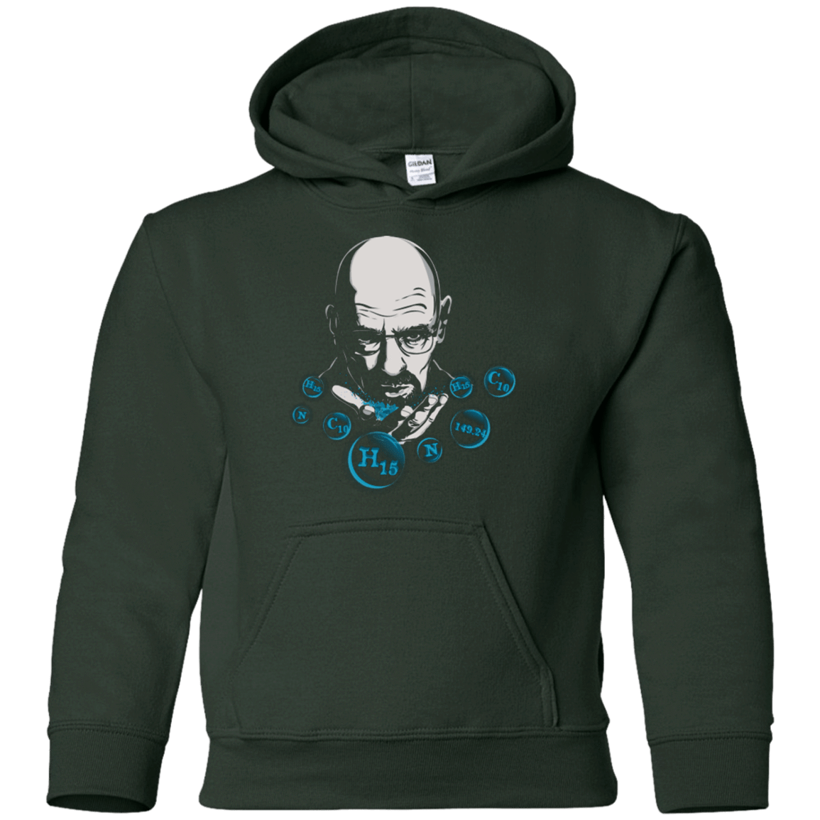 Sweatshirts Forest Green / YS Magic Crystal Youth Hoodie