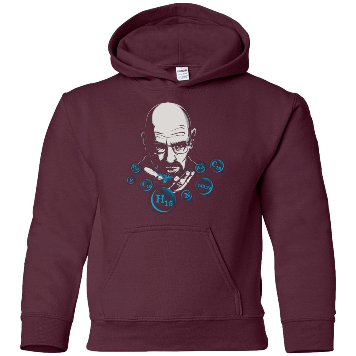 Sweatshirts Maroon / YS Magic Crystal Youth Hoodie