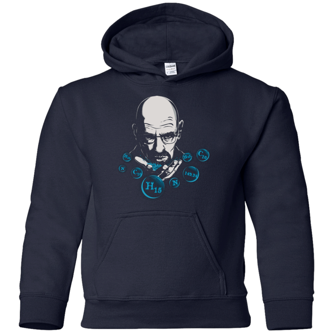 Sweatshirts Navy / YS Magic Crystal Youth Hoodie