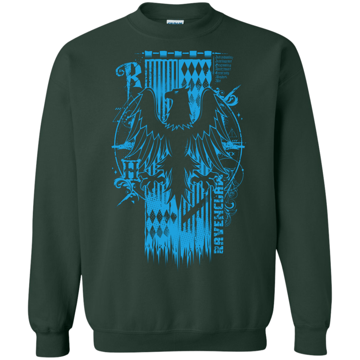 Sweatshirts Forest Green / Small Magic R House Crewneck Sweatshirt