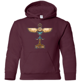 Sweatshirts Maroon / YS MAGIC TOTEM Youth Hoodie