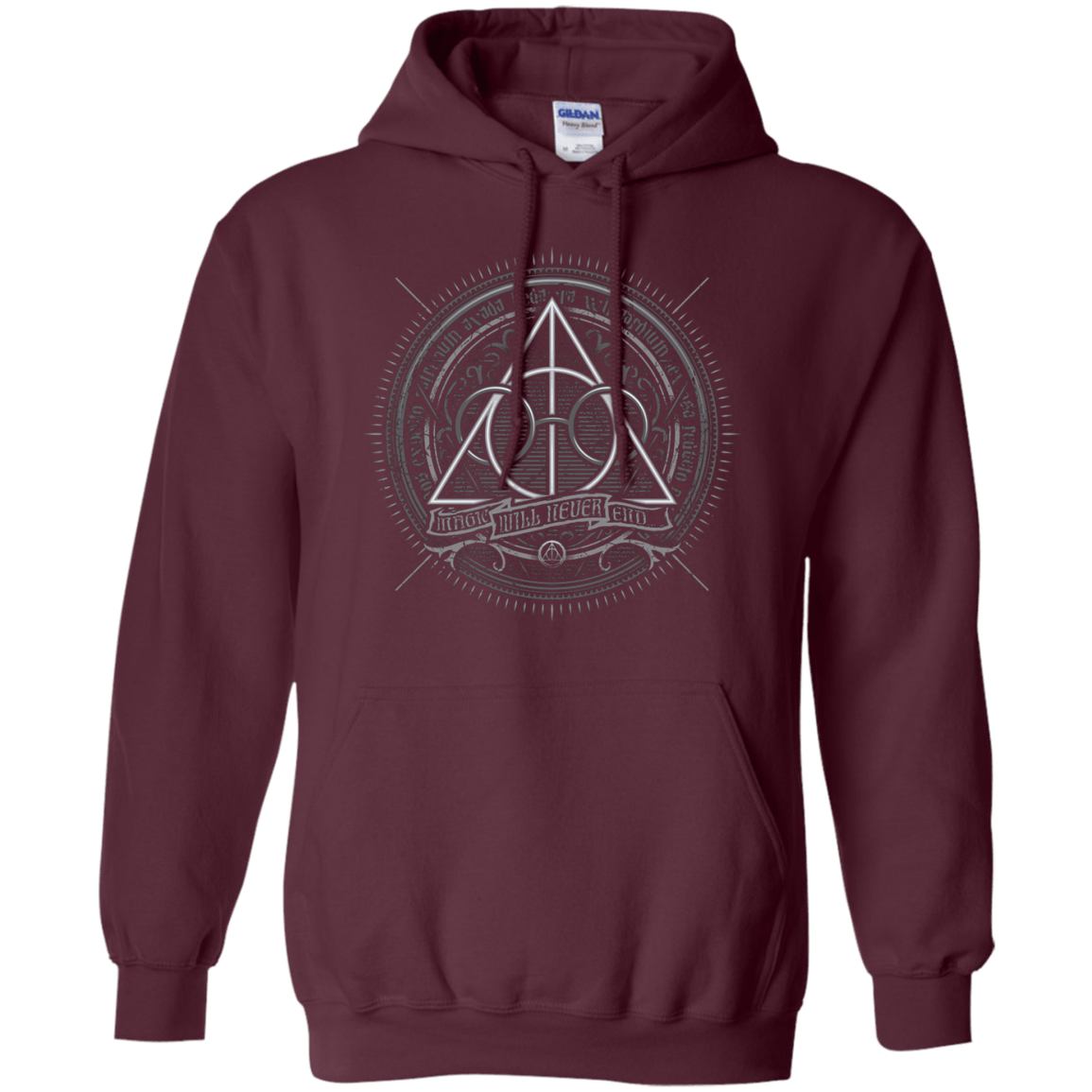 Sweatshirts Maroon / Small Magic Will Never End Pullover Hoodie