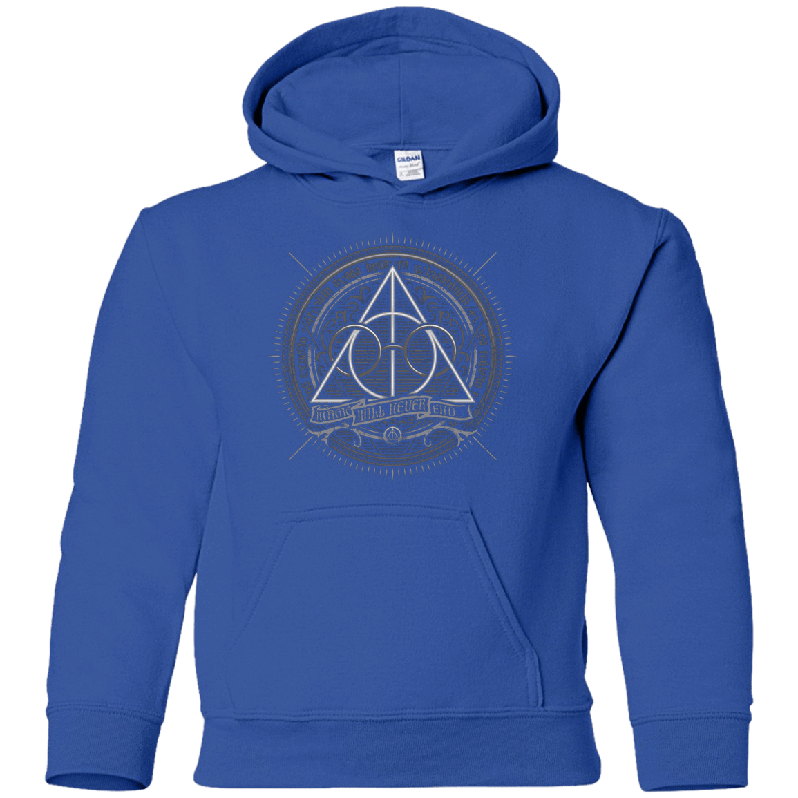 Sweatshirts Royal / YS Magic Will Never End Youth Hoodie