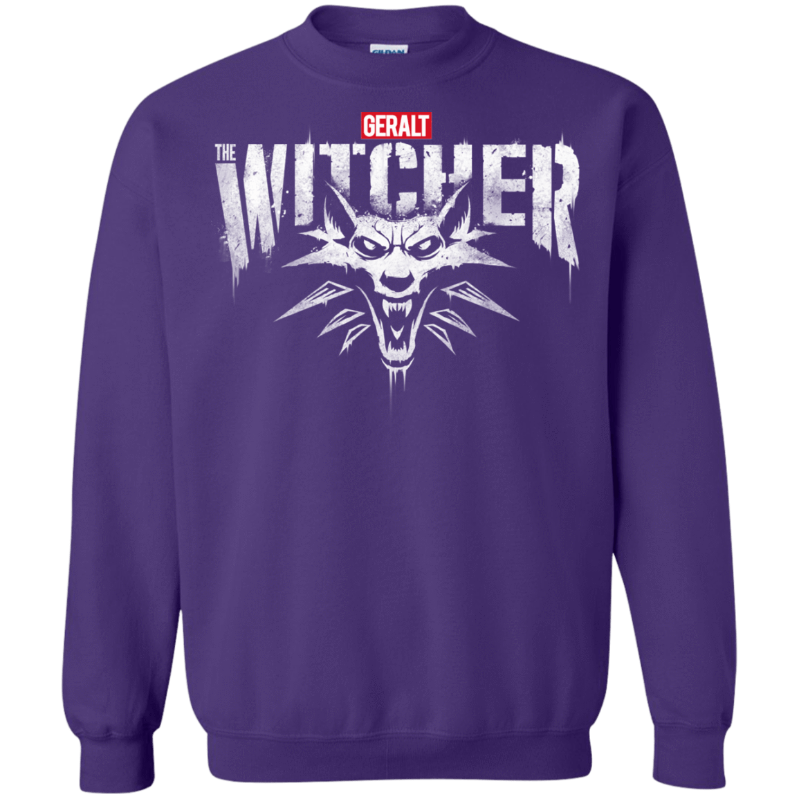 Sweatshirts Purple / S Magic Wolf Crewneck Sweatshirt