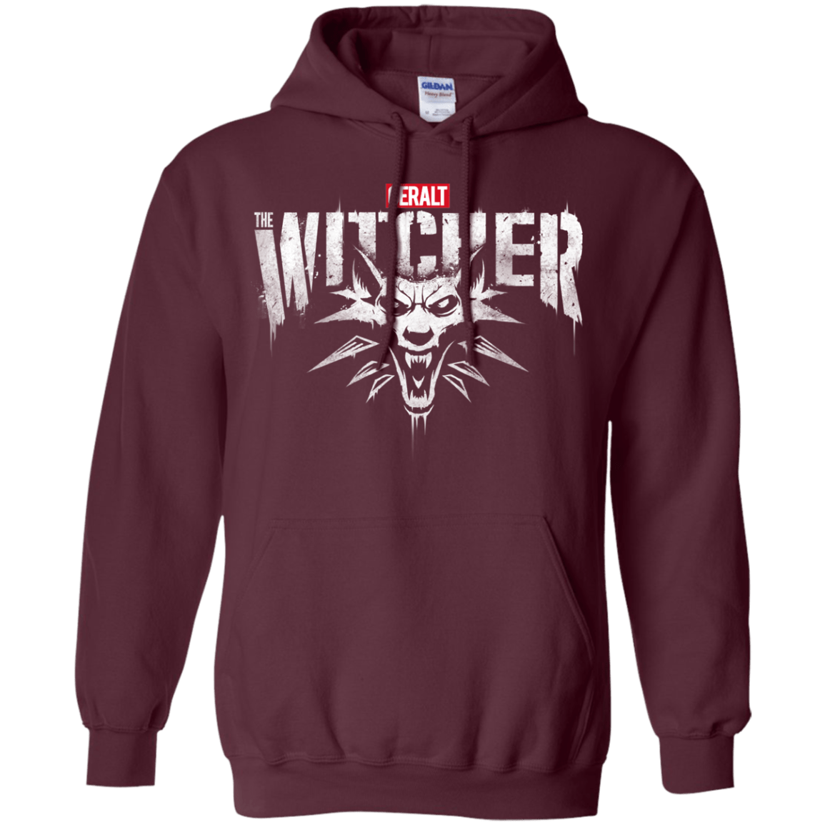Sweatshirts Maroon / S Magic Wolf Pullover Hoodie