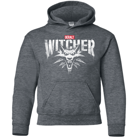 Sweatshirts Dark Heather / YS Magic Wolf Youth Hoodie