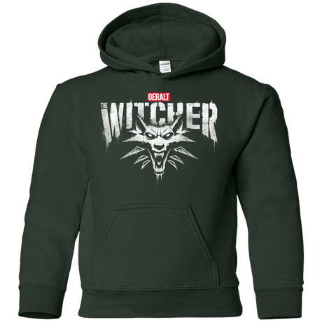 Sweatshirts Forest Green / YS Magic Wolf Youth Hoodie