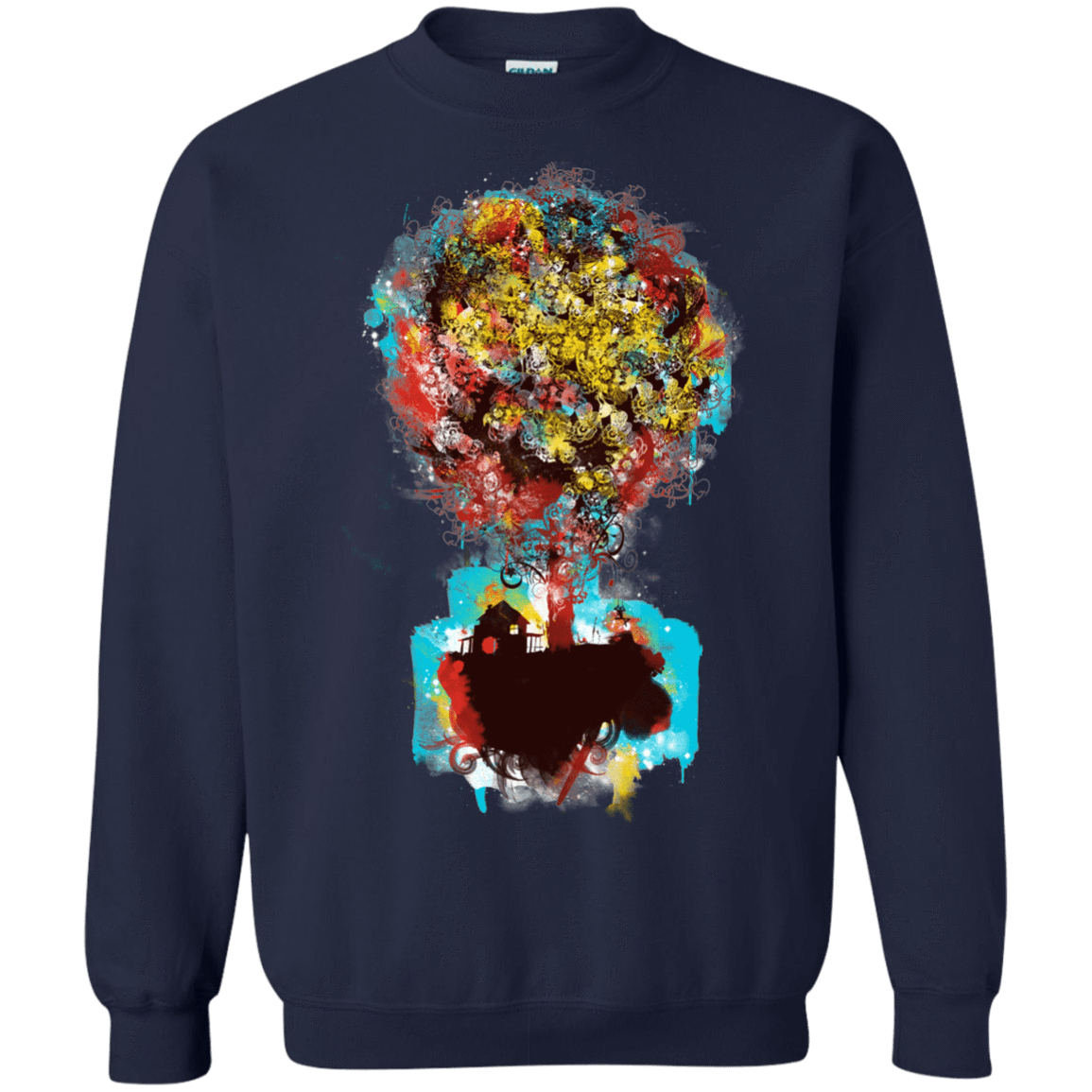 Sweatshirts Navy / S Magical Tree Crewneck Sweatshirt