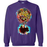 Sweatshirts Purple / S Magical Tree Crewneck Sweatshirt