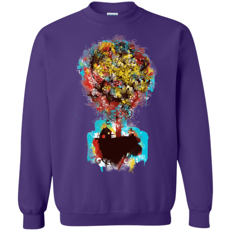 Sweatshirts Purple / S Magical Tree Crewneck Sweatshirt