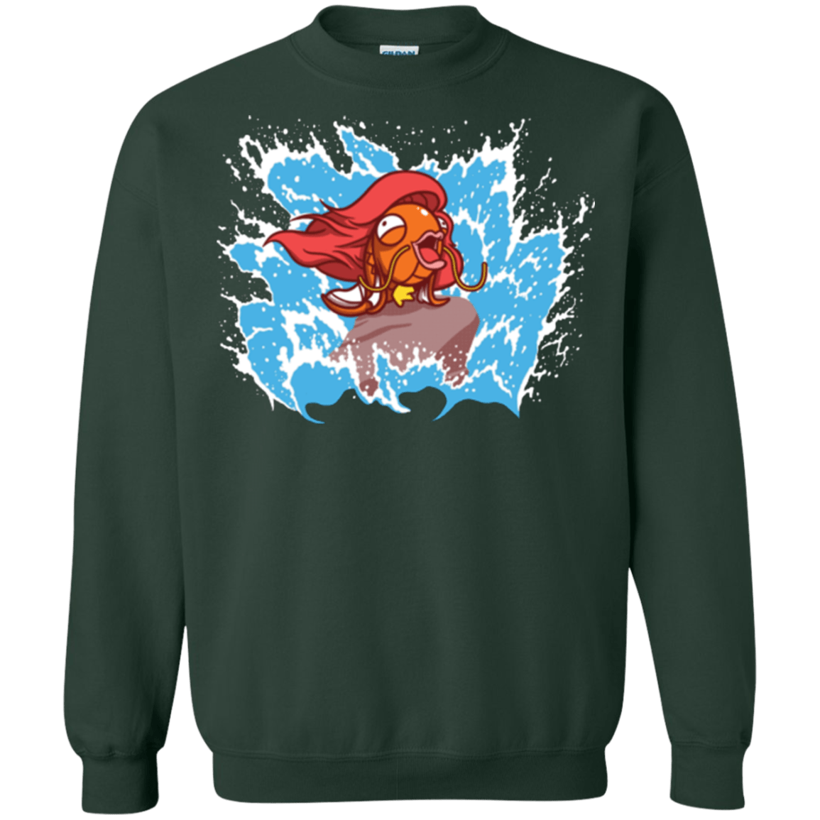 Sweatshirts Forest Green / Small Magikarp Crewneck Sweatshirt