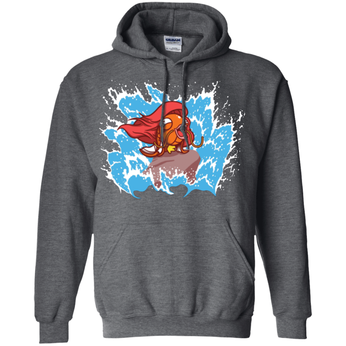 Sweatshirts Dark Heather / Small Magikarp Pullover Hoodie