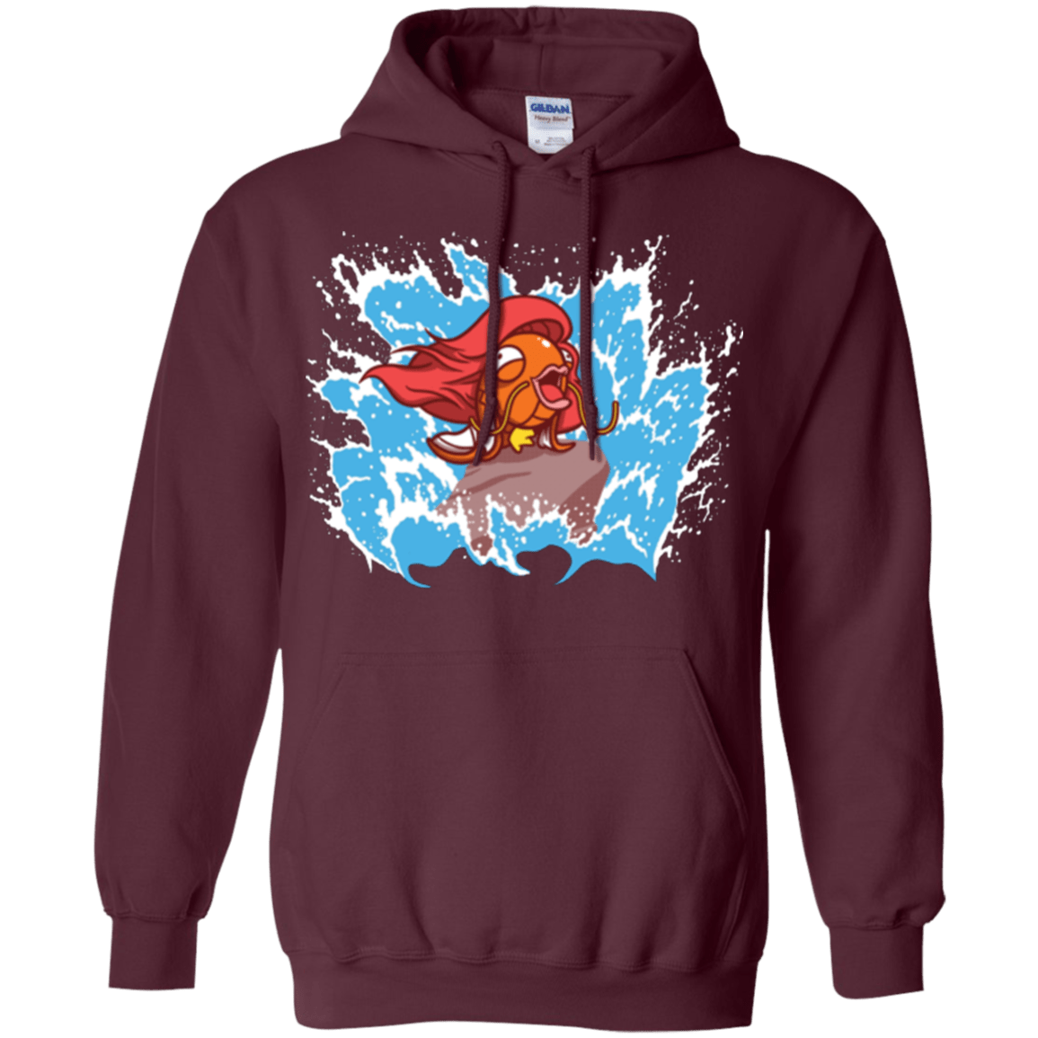 Sweatshirts Maroon / Small Magikarp Pullover Hoodie
