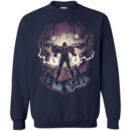 Sweatshirts Navy / Small Magnetic Confrontation Crewneck Sweatshirt