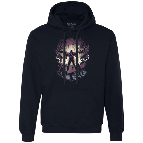 Sweatshirts Navy / Small Magnetic Confrontation Premium Fleece Hoodie