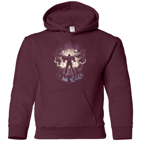 Sweatshirts Maroon / YS Magnetic Confrontation Youth Hoodie
