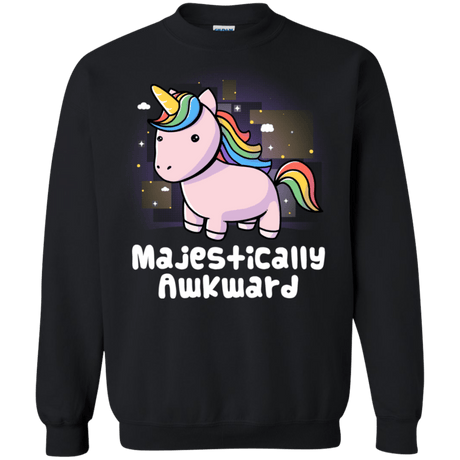 Sweatshirts Black / S Majestically Awkward Crewneck Sweatshirt