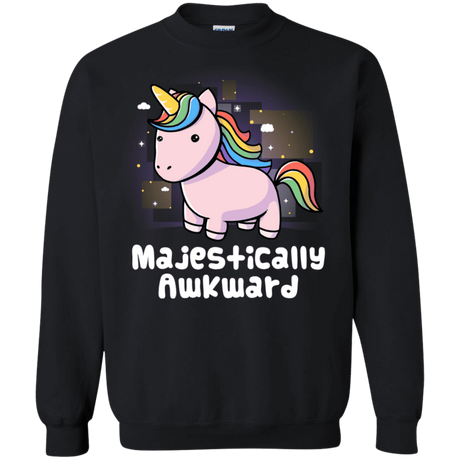 Sweatshirts Black / S Majestically Awkward Crewneck Sweatshirt