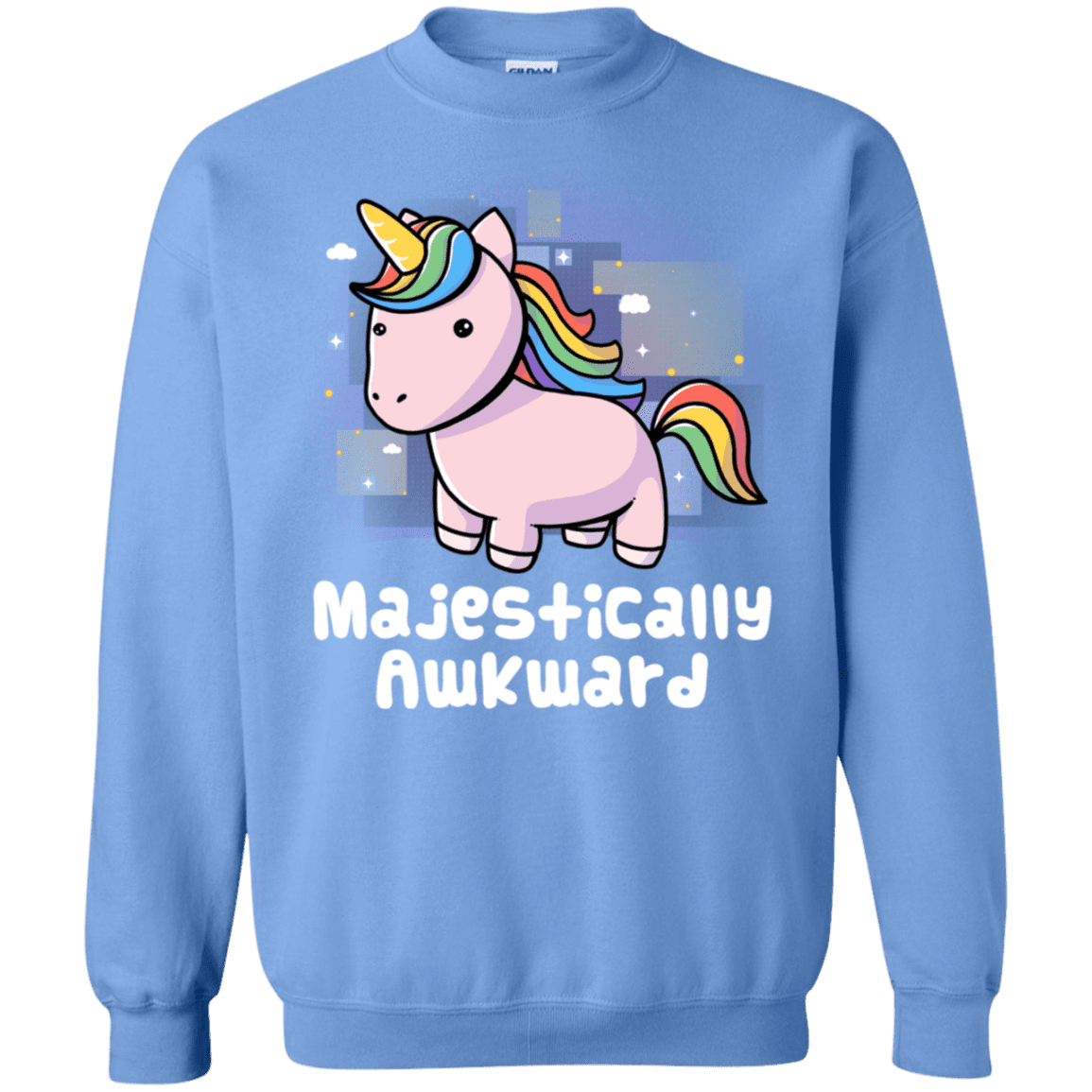 Sweatshirts Carolina Blue / S Majestically Awkward Crewneck Sweatshirt