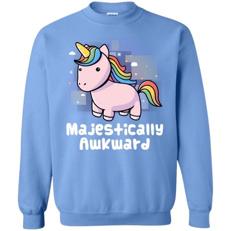 Sweatshirts Carolina Blue / S Majestically Awkward Crewneck Sweatshirt