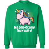 Sweatshirts Irish Green / S Majestically Awkward Crewneck Sweatshirt