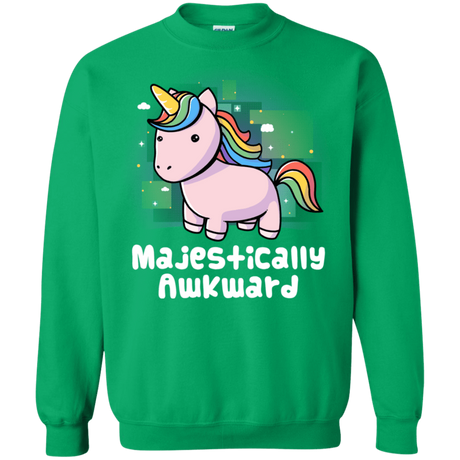 Sweatshirts Irish Green / S Majestically Awkward Crewneck Sweatshirt