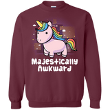 Sweatshirts Maroon / S Majestically Awkward Crewneck Sweatshirt