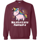 Sweatshirts Maroon / S Majestically Awkward Crewneck Sweatshirt