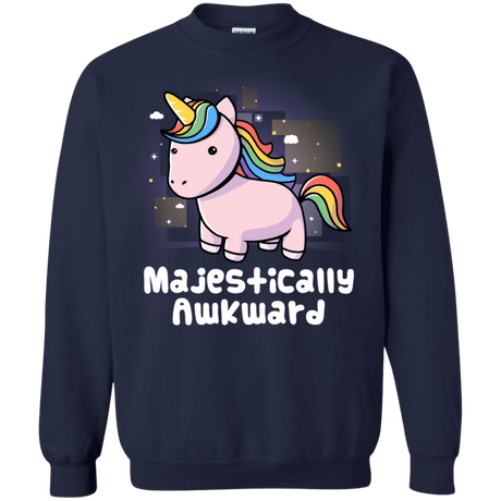 Sweatshirts Navy / S Majestically Awkward Crewneck Sweatshirt