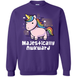 Sweatshirts Purple / S Majestically Awkward Crewneck Sweatshirt